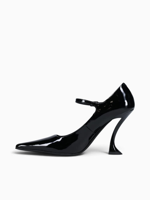 Seduction Black Patent Leather Black / 5 / M
