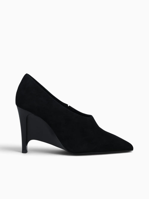 Spatial Black Kid Suede Black / 5 / M