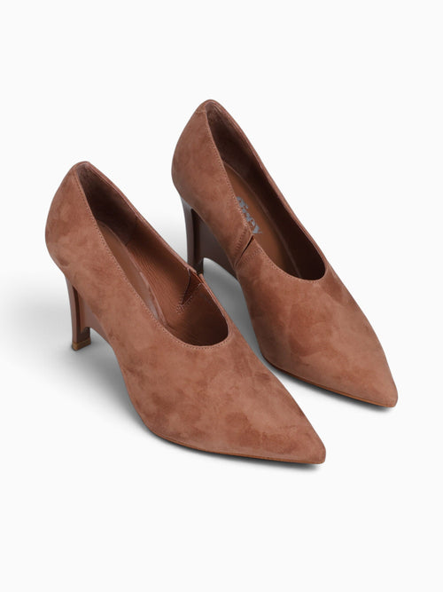 Spatial Blush Kid Suede Tan / 5 / M
