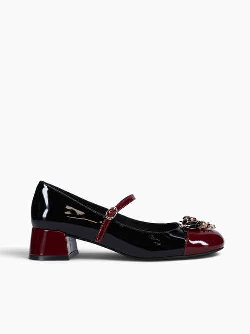 Jitterbug2 Black Wine patent leather Black / 5 / M