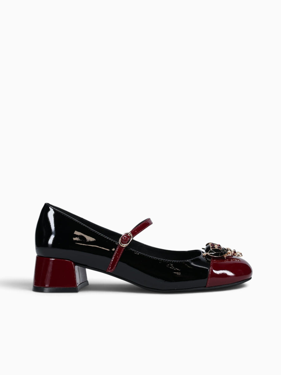 Jitterbug2 Black Wine patent leather Black / 5 / M