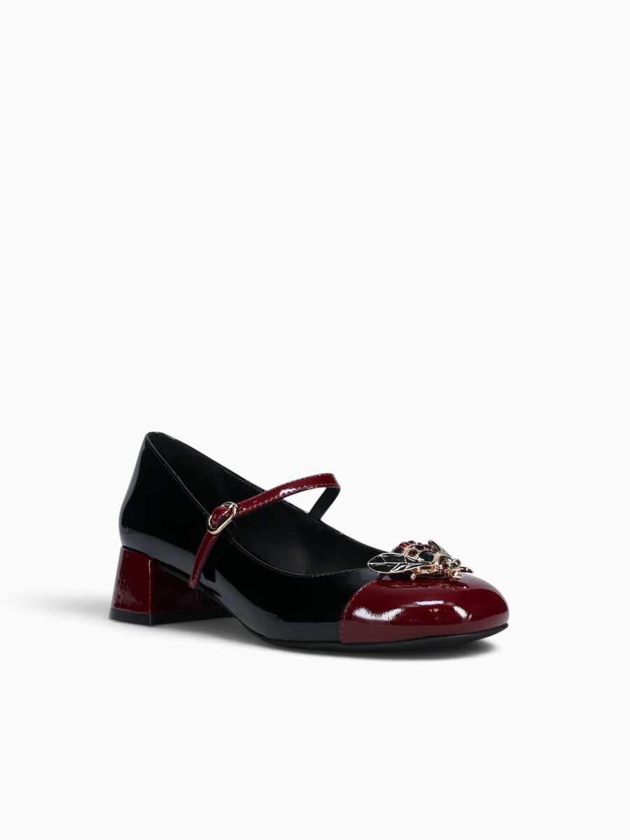 Jitterbug2 Black Wine patent leather Black / 5 / M