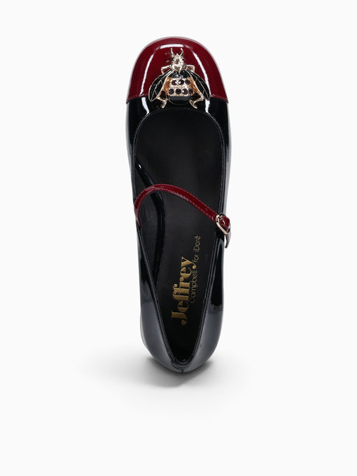 Jitterbug2 Black Wine patent leather Black / 5 / M