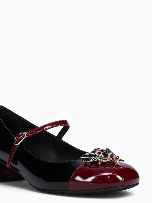 Jitterbug2 Black Wine patent leather Black / 5 / M