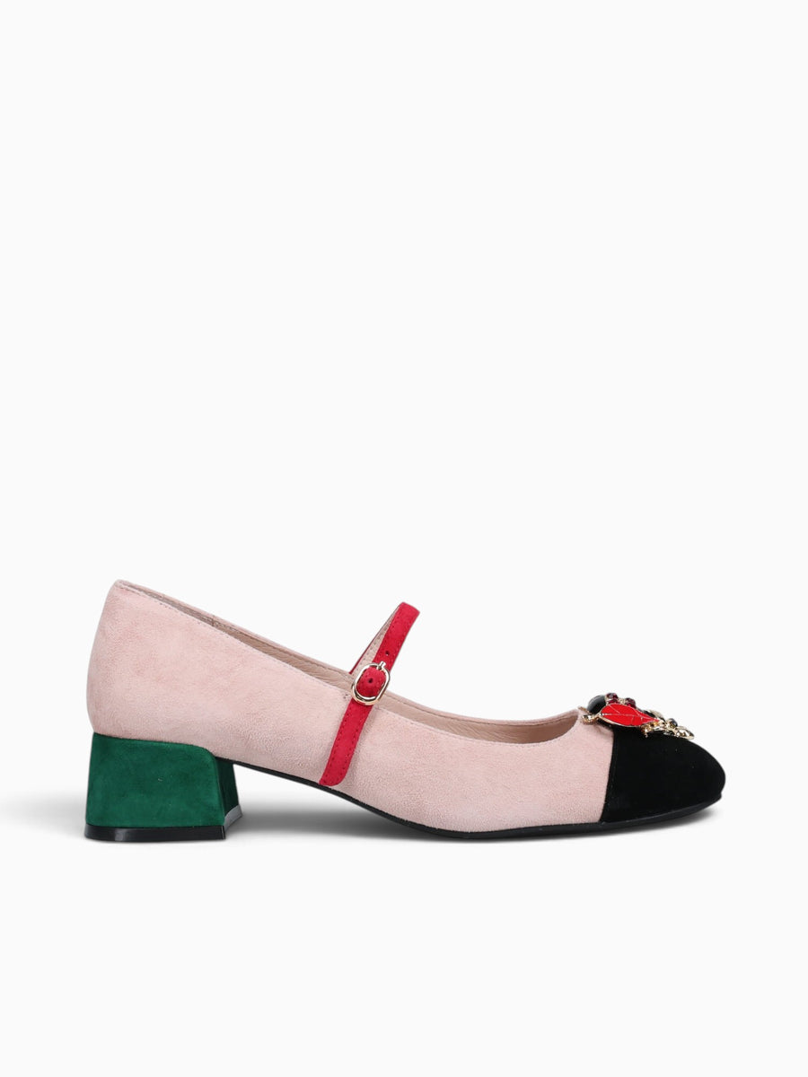 Jitterbug2 Pink Multi Suede Pink / 5 / M