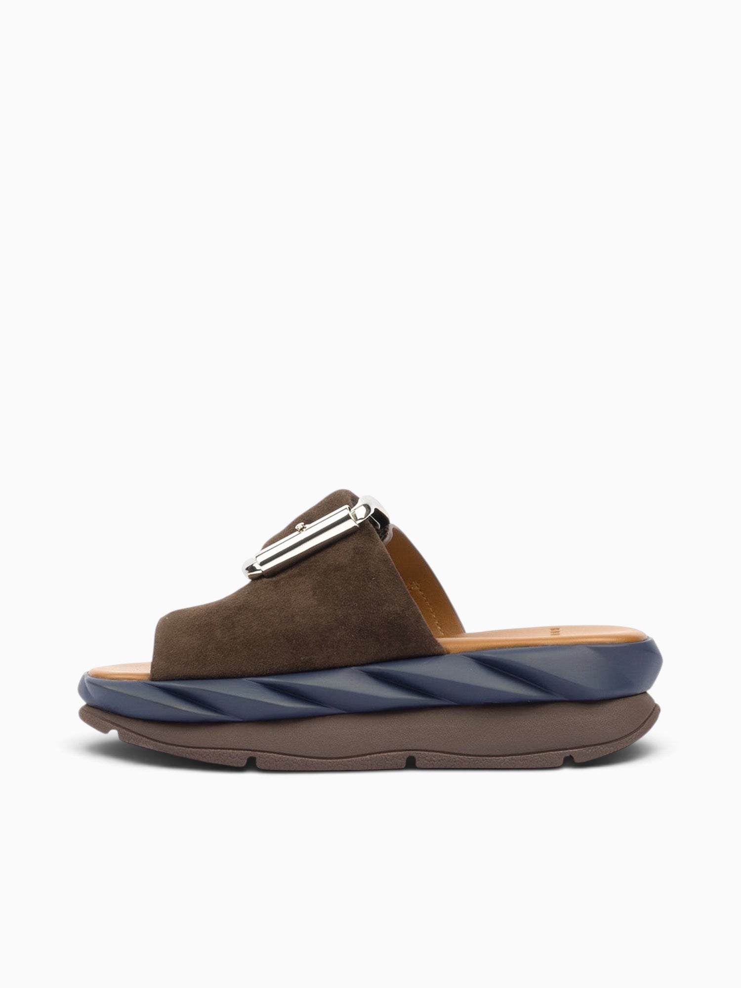 Mellow Glow Choco Kid Suede Brown / 35 / M