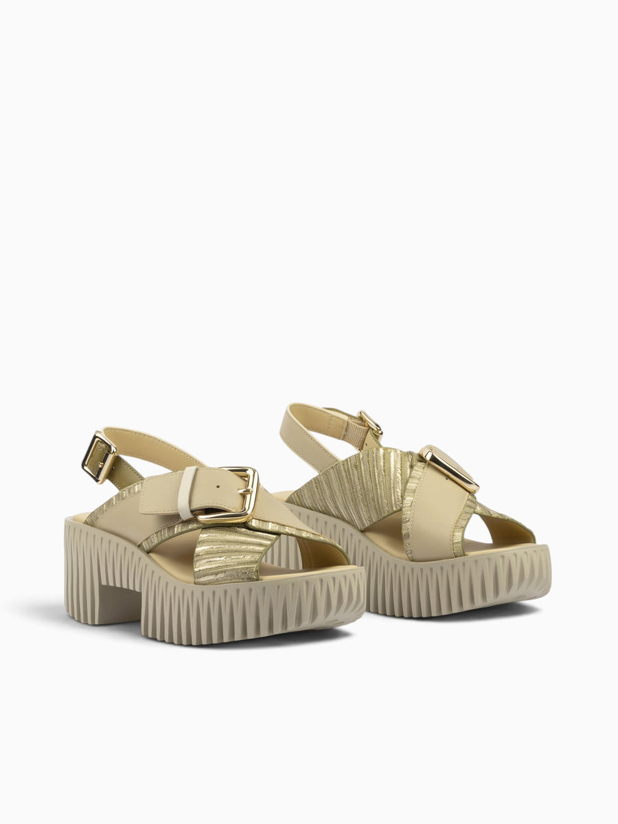 Plia Juno Luxor Textured Leather Gold / 35 / M