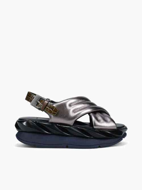 Mellow Mana Gunmetal Sheep Metallic Lea Pewter / 35 / M