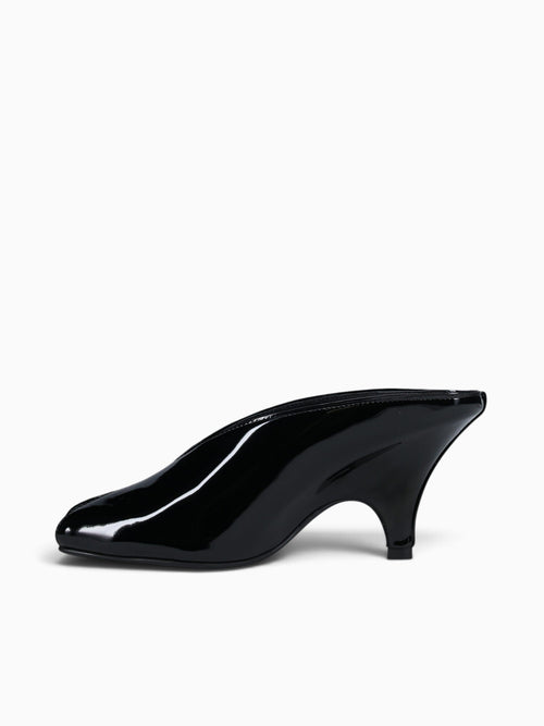 Parler Black Patent Leather Black / 5 / M