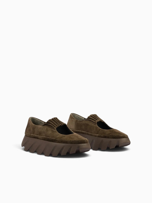 Tura Oya Choco Kid Suede Brown / 35 / M