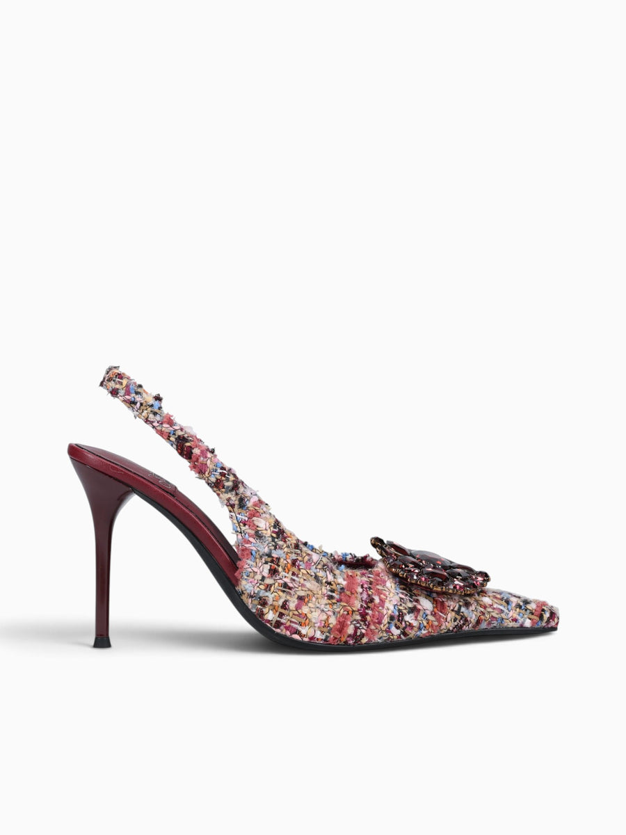Regards Wine Beige Pink multi tweed Wine / 5 / M