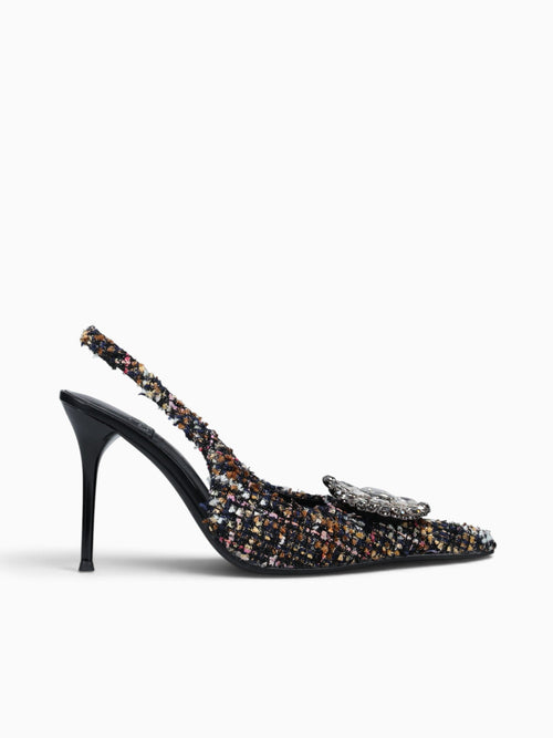 Regards Black Blue White multi tweed Black / 5 / M