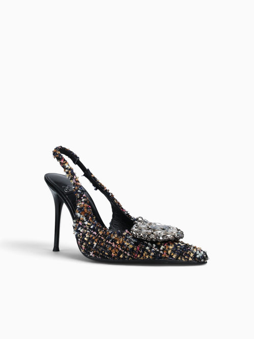 Regards Black Blue White multi tweed Black / 5 / M