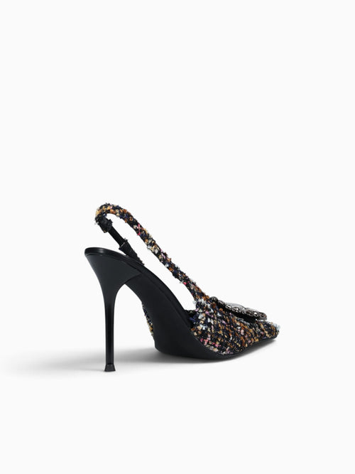 Regards Black Blue White multi tweed Black / 5 / M