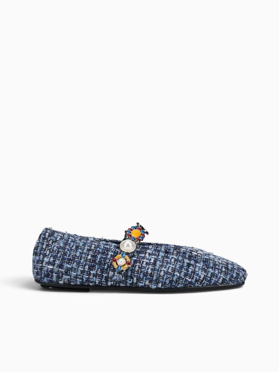 Amarissa2 Blue Silver multi tweed Blue / 5 / M