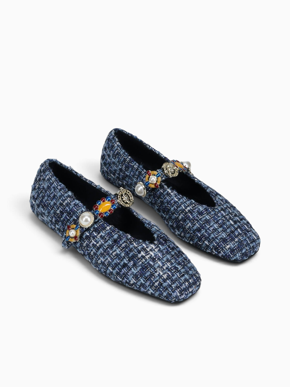Amarissa2 Blue Silver multi tweed Blue / 5 / M
