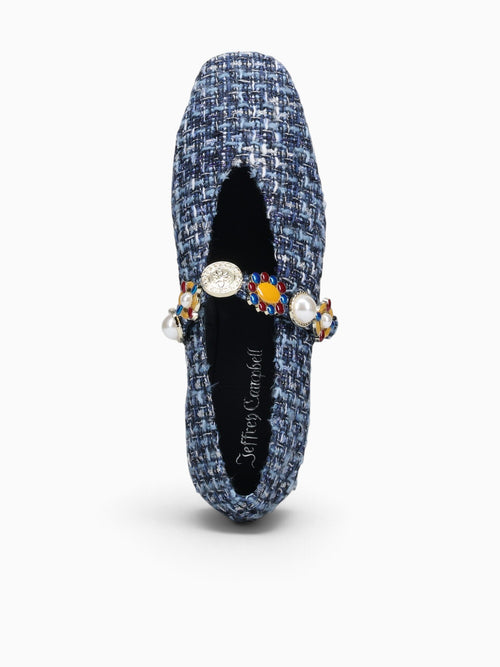 Amarissa2 Blue Silver multi tweed Blue / 5 / M