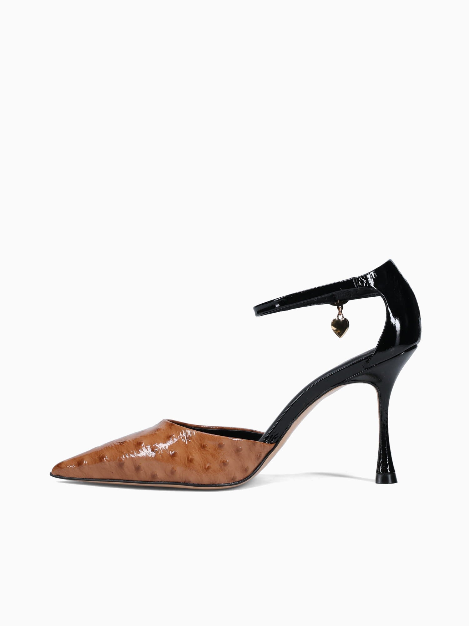 Claribel Alessandro Avestruz Patent Tan / 5 / M