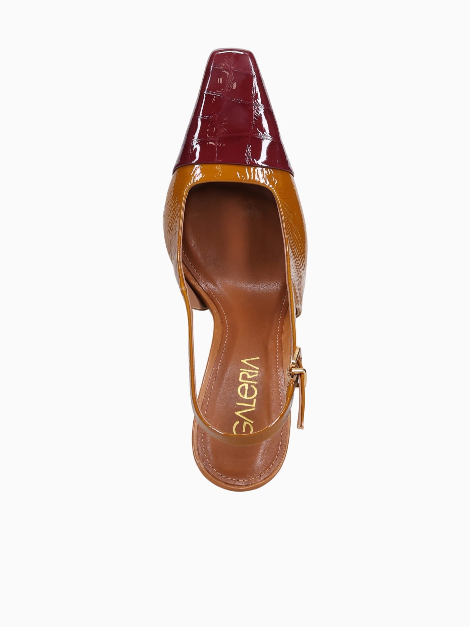 Adrianna Velvet Rouge Croco Gloss Dark Yellow / 5 / M