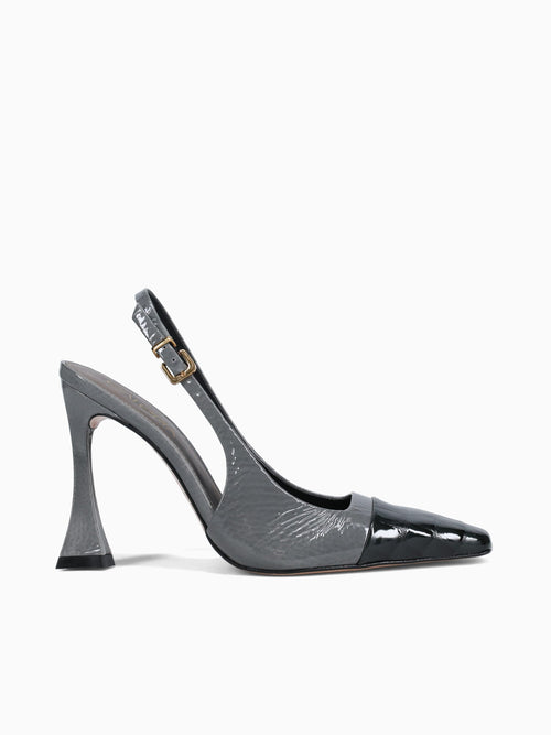 Adrianna Pine Croco Gloss Blue / 5 / M