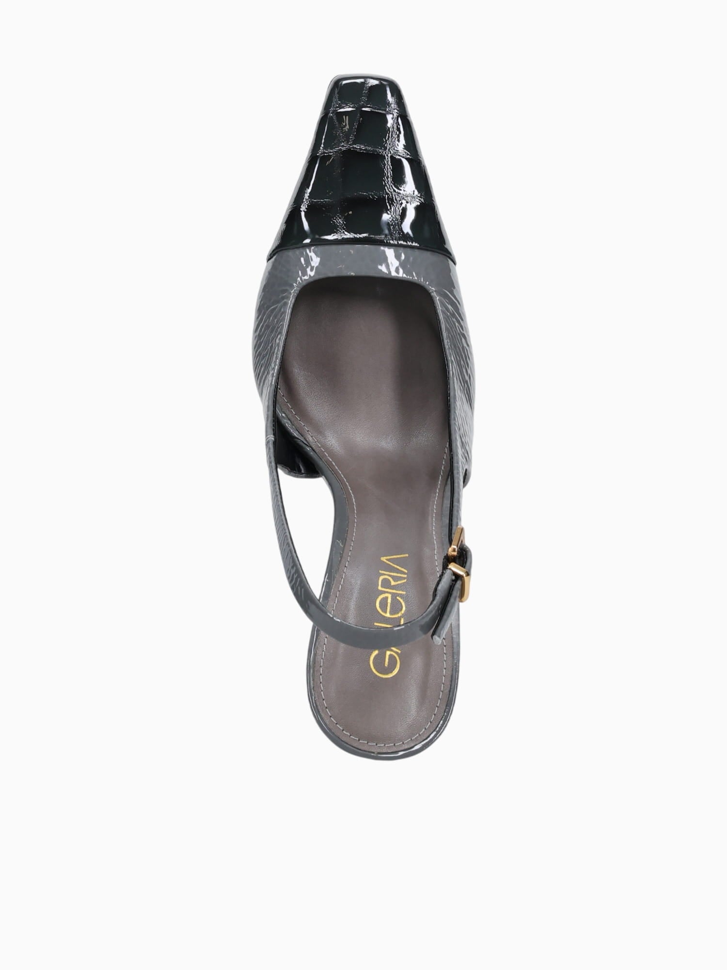 Adrianna Pine Croco Gloss Blue / 5 / M