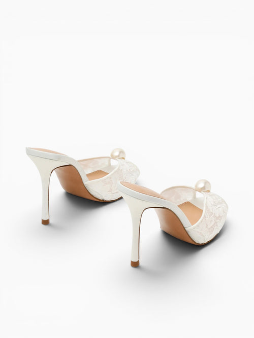 Priya White Lace White / 6 / M