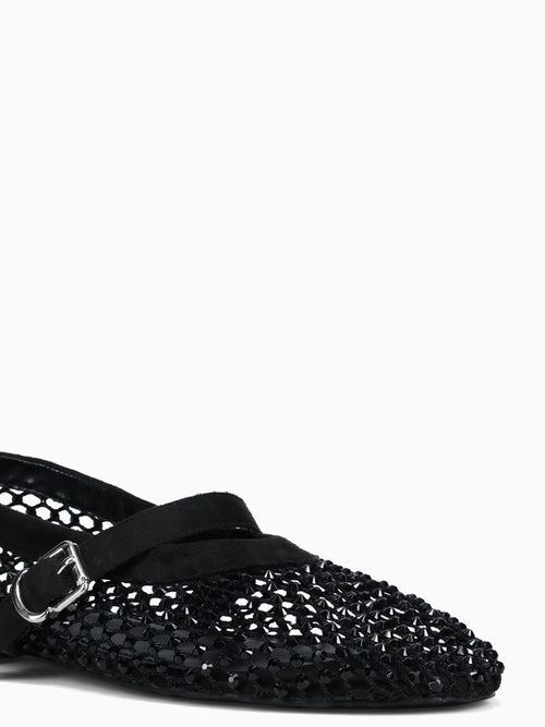 Gigi Black Suede Black / 5 / M