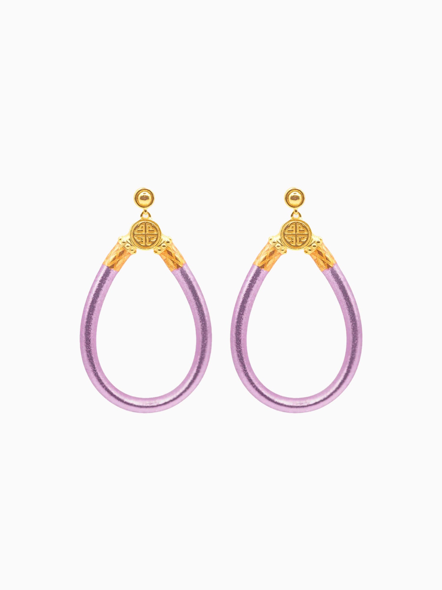 Lila All Weather Earrings Light Purple