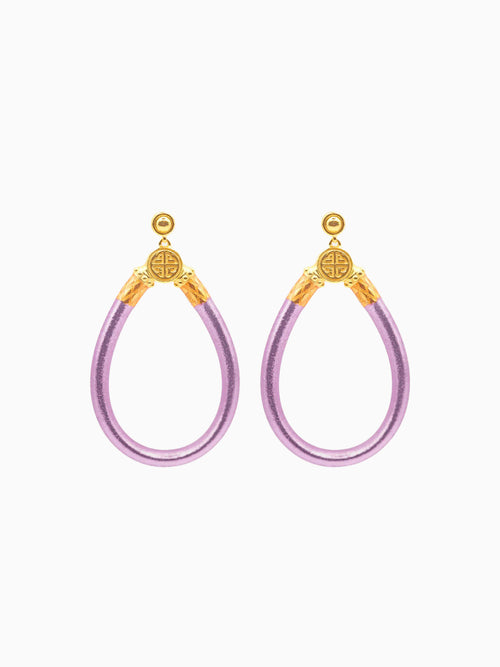 Lila All Weather Earrings Light Purple