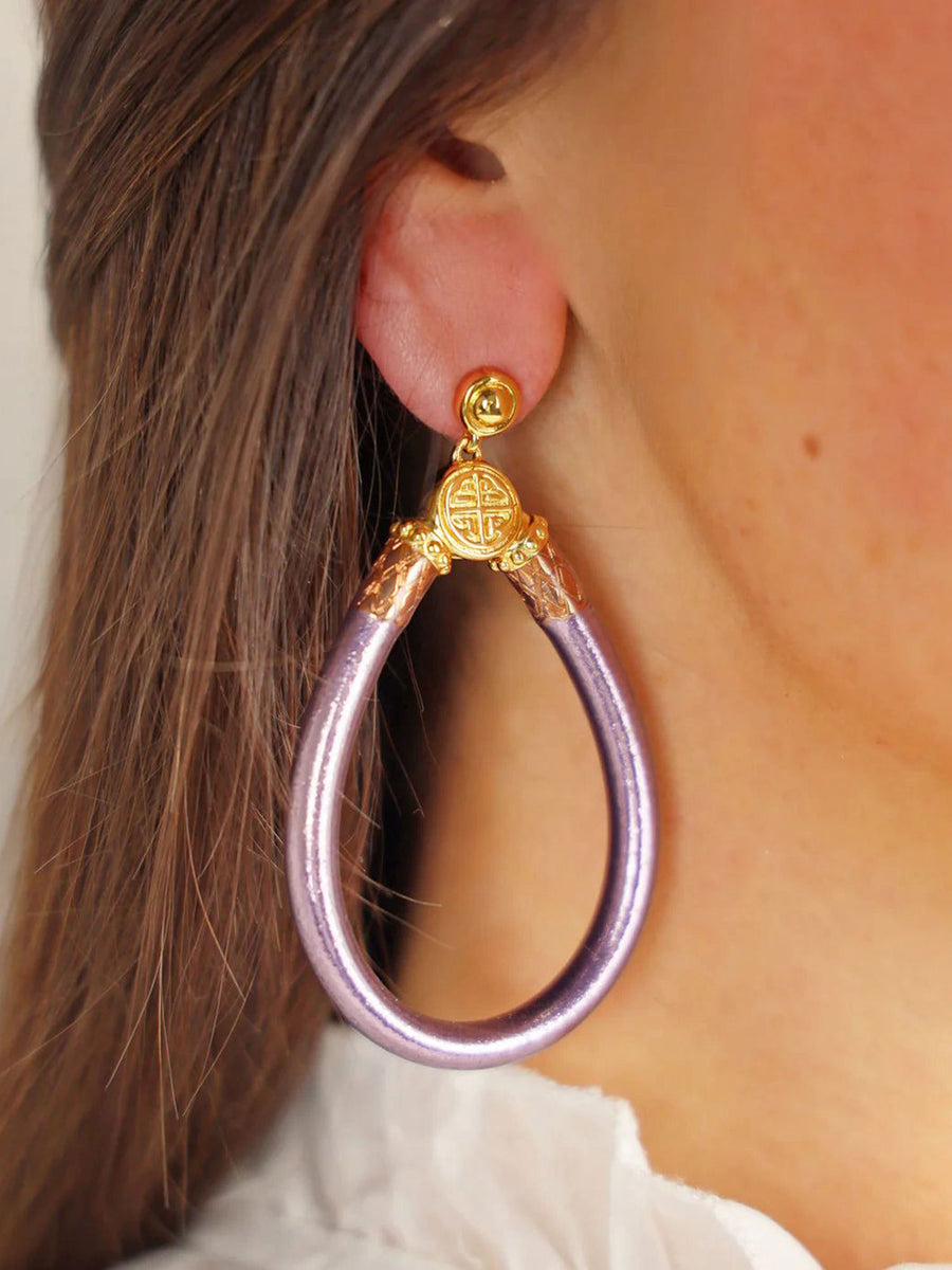 Lila All Weather Earrings Light Purple
