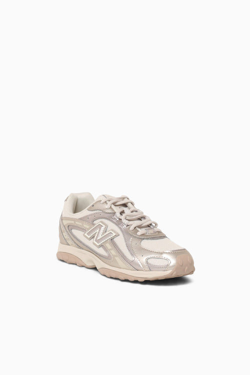 204l Gold Metallic Leather Mesh Gold / 4 / M
