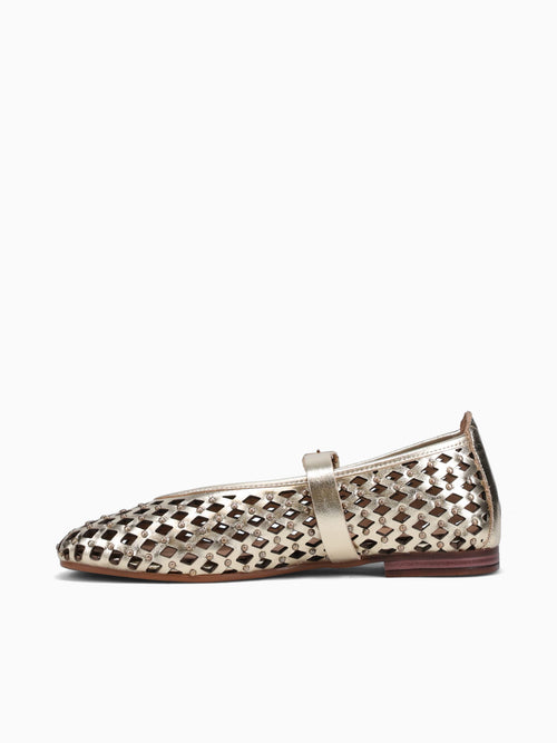 Zeynep Gold Leather Gold / 36 / M