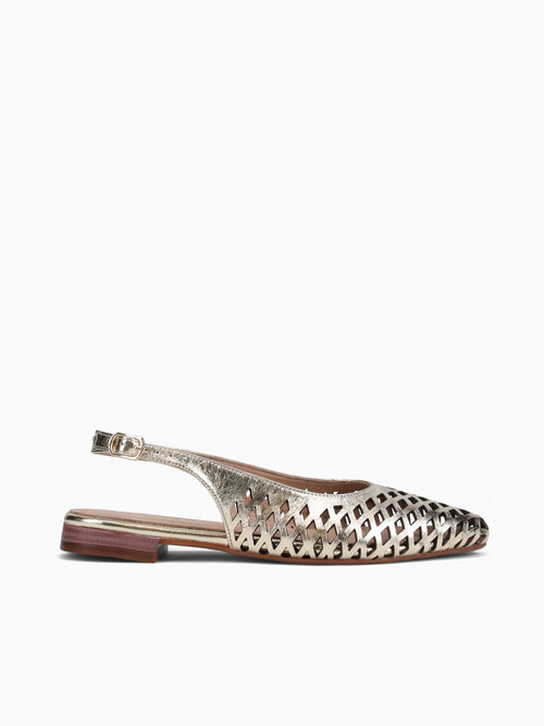 Alara Gold Leather Gold / 36 / M