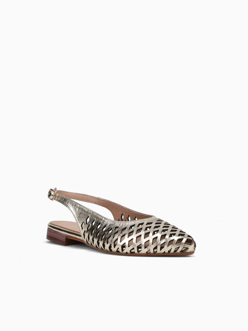 Alara Gold Leather Gold / 36 / M