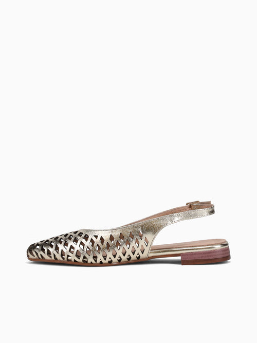 Alara Gold Leather Gold / 36 / M
