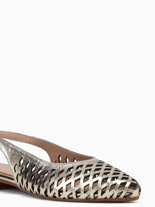 Alara Gold Leather Gold / 36 / M