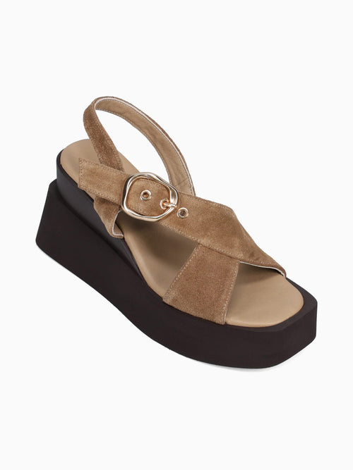 Luciana Noce Suede Tan / 36 / M
