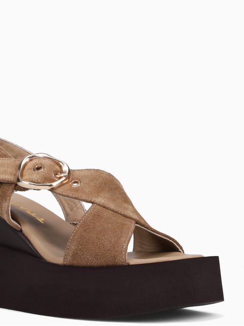 Luciana Noce Suede Tan / 36 / M