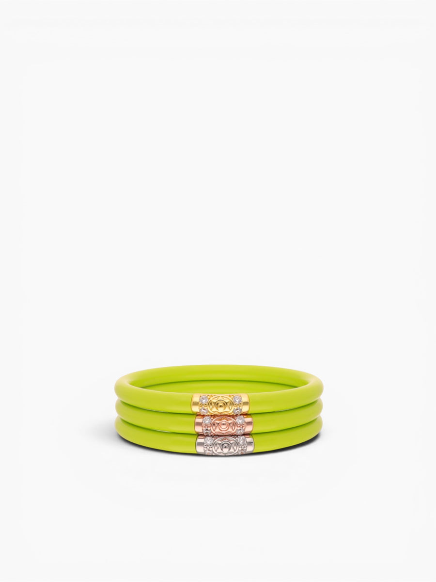 Three King All Weather Bangle Wasabi Green / S