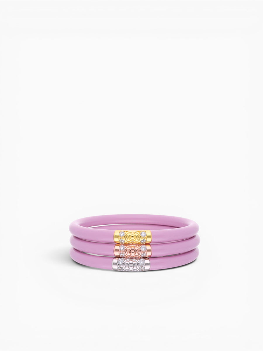 Three King All Weather Bangle Lilac Light Purple / S