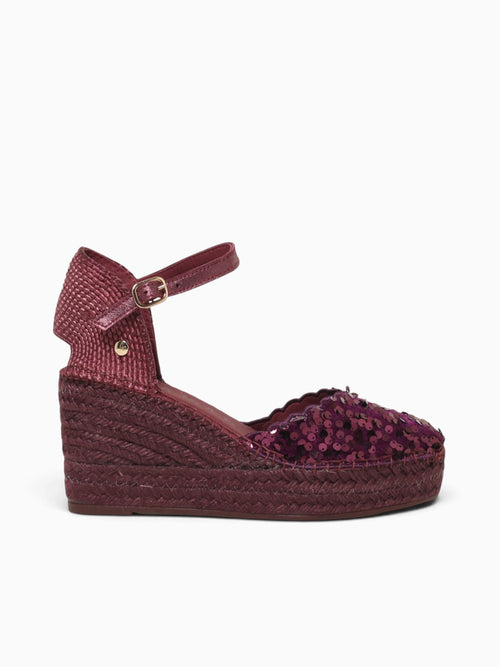 Sara Granate Lentejuelas Dark Red / 36 / M