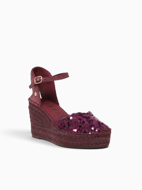 Sara Granate Lentejuelas Dark Red / 36 / M