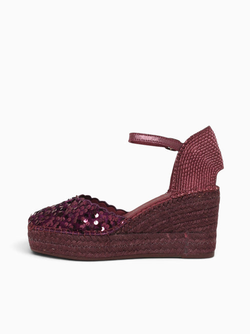Sara Granate Lentejuelas Dark Red / 36 / M