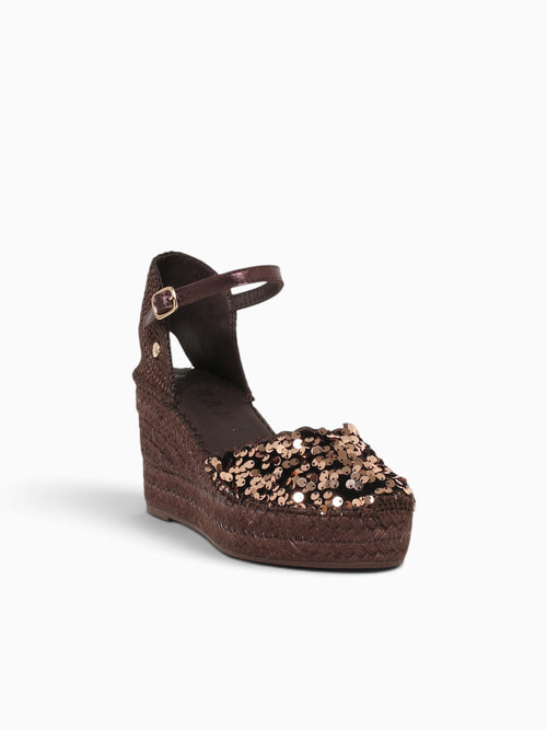 Sara Marron Lentejuelas Brown / 36 / M