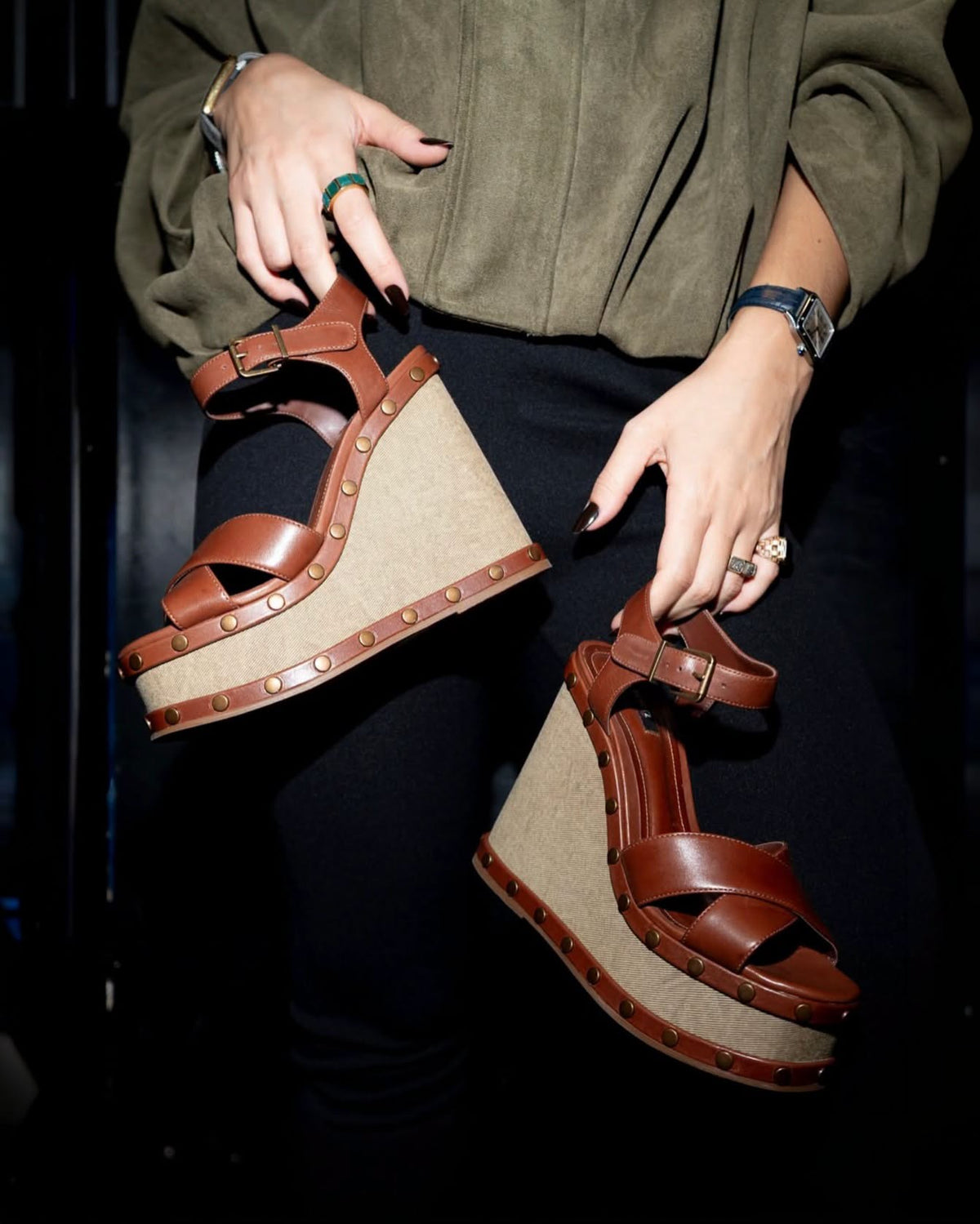 Sarika Warm Toffee Leather