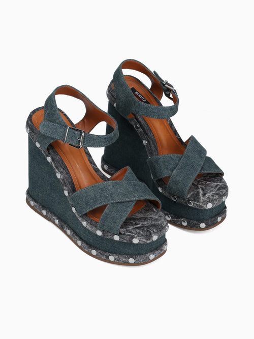 Sarika Green Cuoio brown textile Green / 5 / M