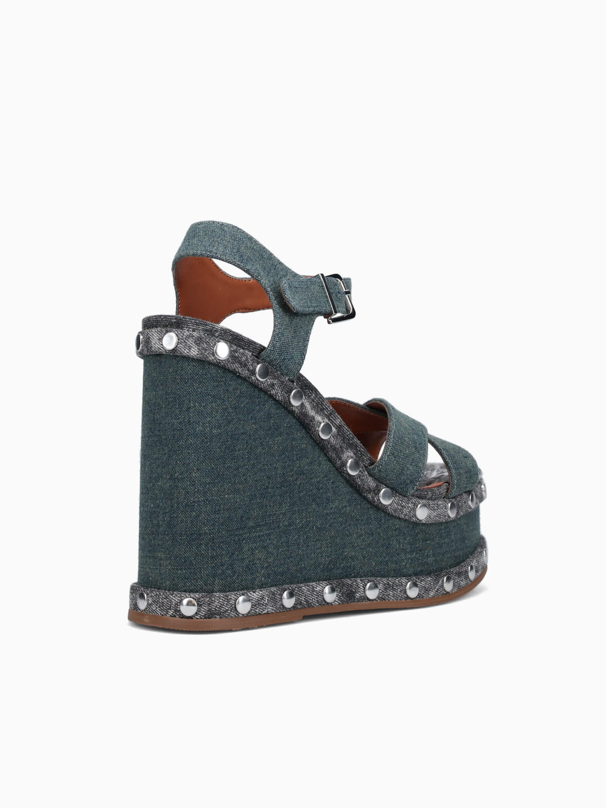 Sarika Green Cuoio brown textile Green / 5 / M