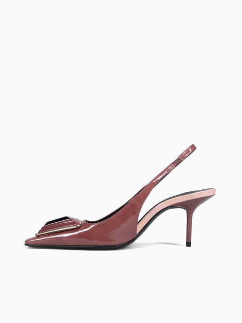 Katalin Nostalgic Rose Patent Beige / 5 / M