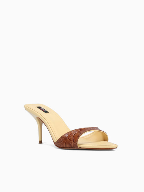 Hannah Tostado Butter croco Brown / 5 / M