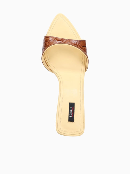 Hannah Tostado Butter croco Brown / 5 / M